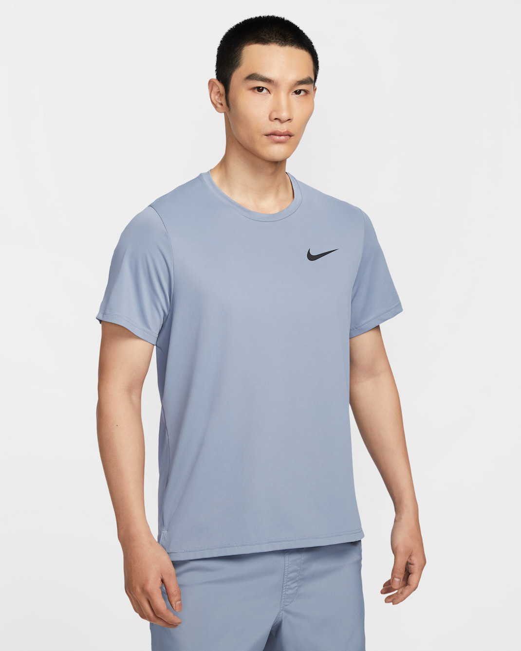 ナイキ プロ Dri-FIT メンズ ショートスリーブ トップ - アッシェンスレート/ブラック