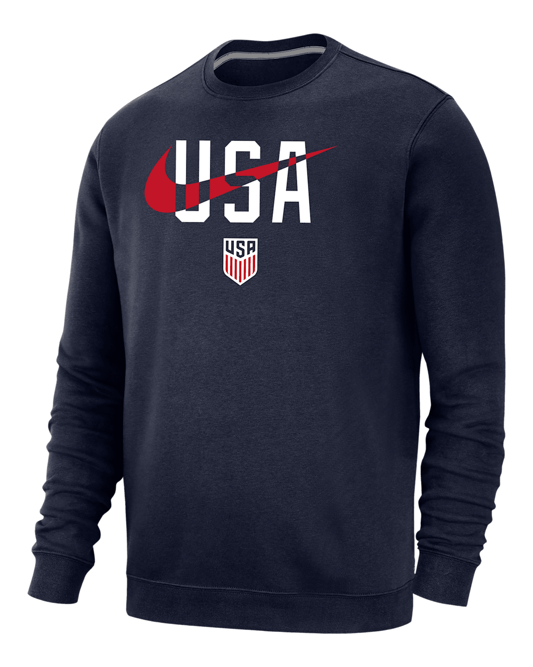 USA Club Fleece Men's Crew-Neck Sweatshirt - Navy
