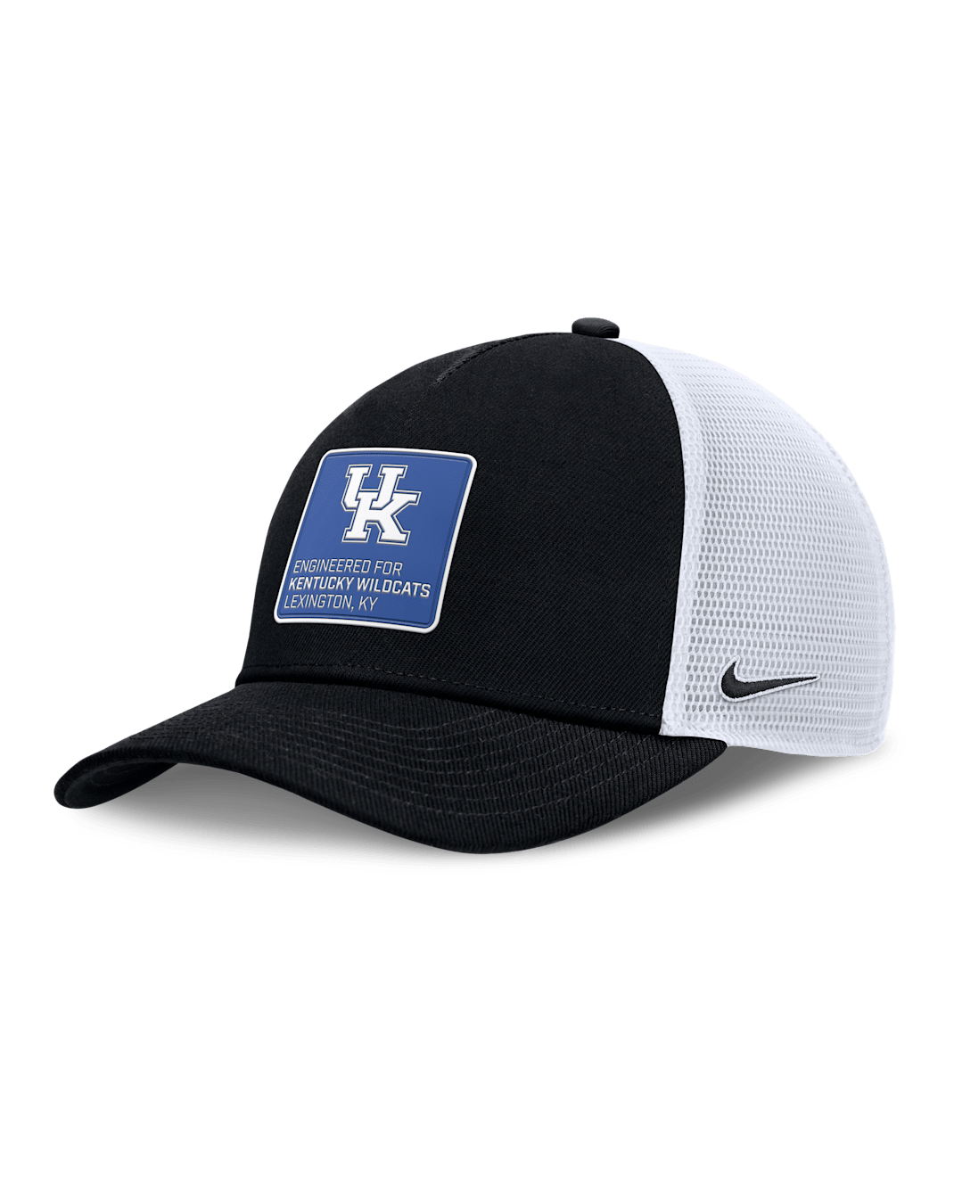 Gorra de rejilla universitaria Nike ajustable para hombre Kentucky On-Field Rise Engineered - Negro