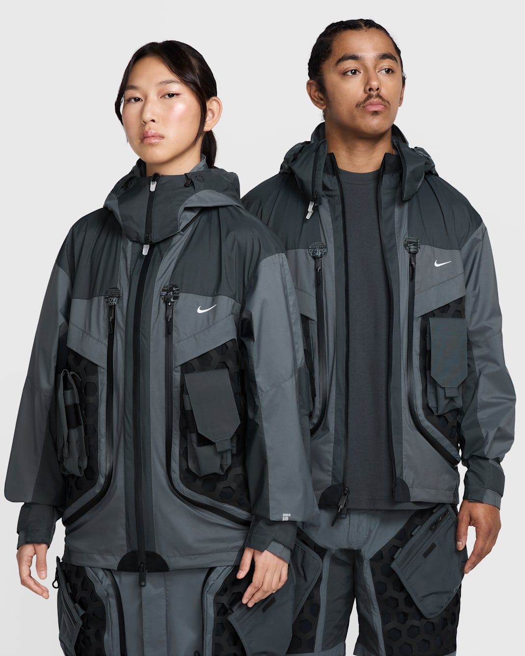Nike ISPA Butterfly Jacket - Anthracite/Dark Grey/Black