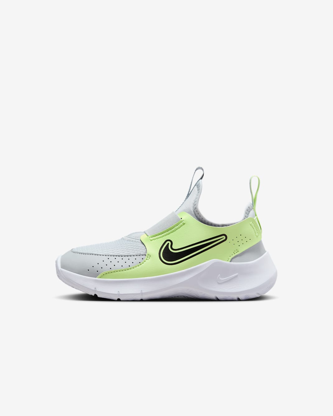 Nike Flex Runner 3 Little Kids' Shoes - Pure Platinum/Barely Volt/Black