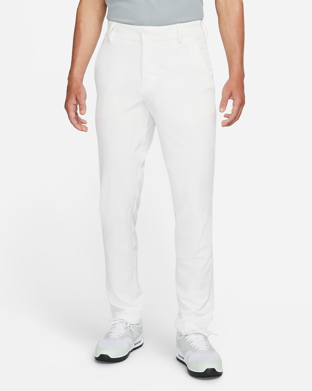 Nike Dri-FIT Vapor 男款合身高爾夫長褲 - Summit White/黑色