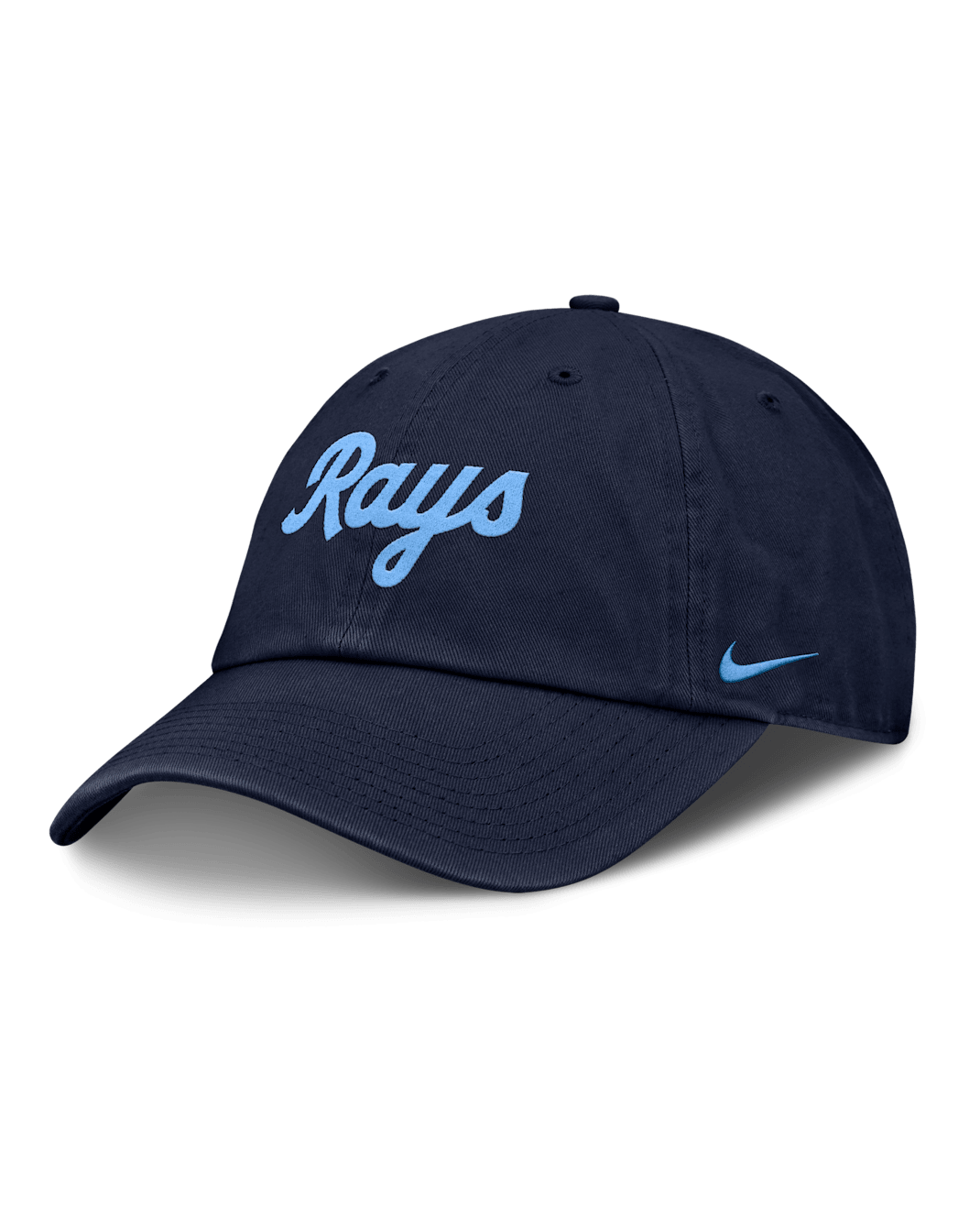 Gorra ajustable Nike de la MLB para hombre Tampa Bay Rays Club - Azul marino universitario