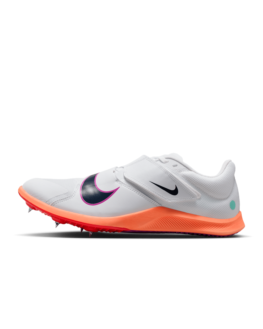 Spikes para salto y atletismo Nike Zoom Rival Jump - Blanco/Hiperturquesa/Carmesí brillante/Obsidiana