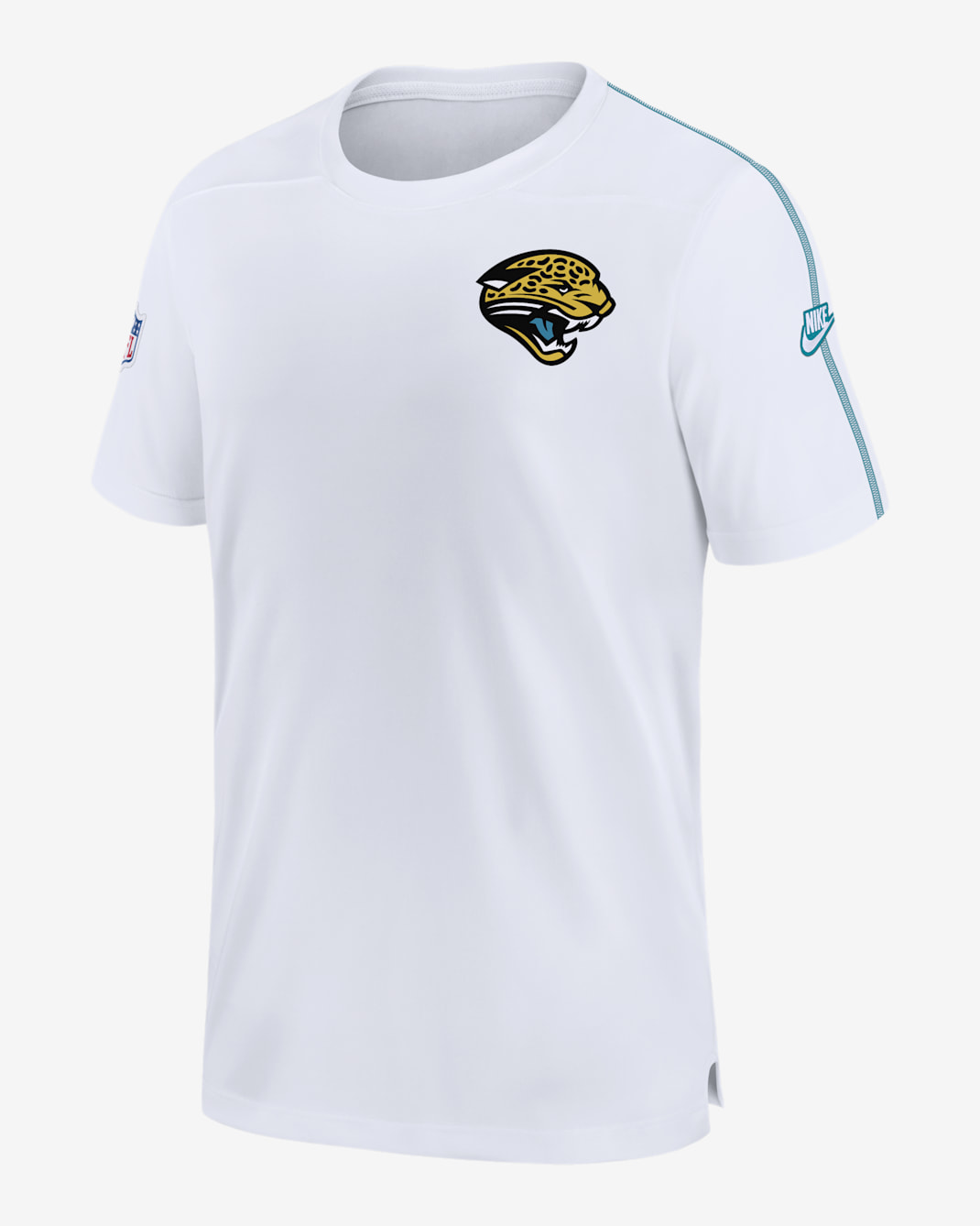 Playera Nike Dri-FIT de la NFL para hombre Jacksonville Jaguars Sideline Coach - Blanco