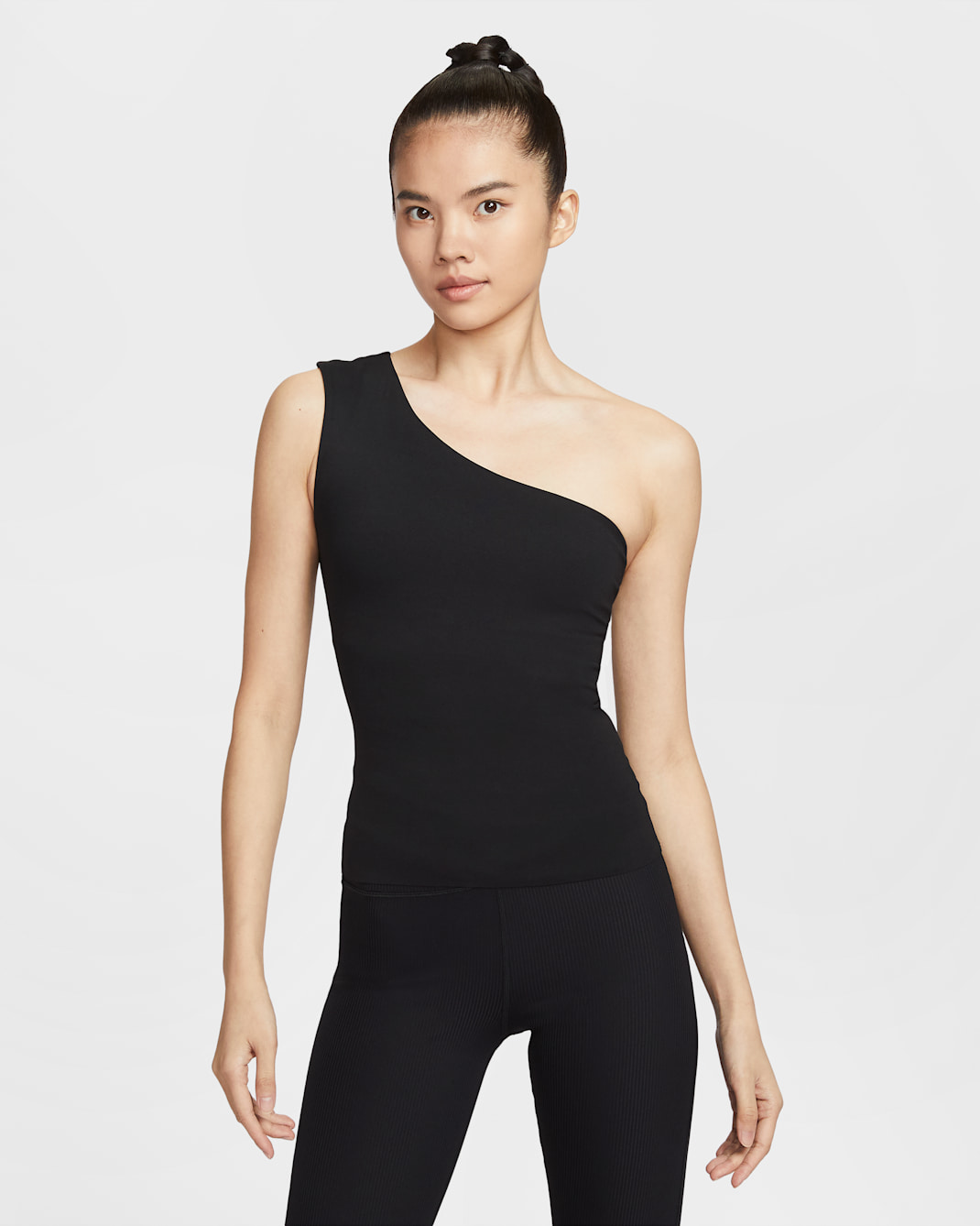 ナイキ ゼンビー ウィメンズ Dri-FIT アシンメトリカル タンクトップ - ブラック