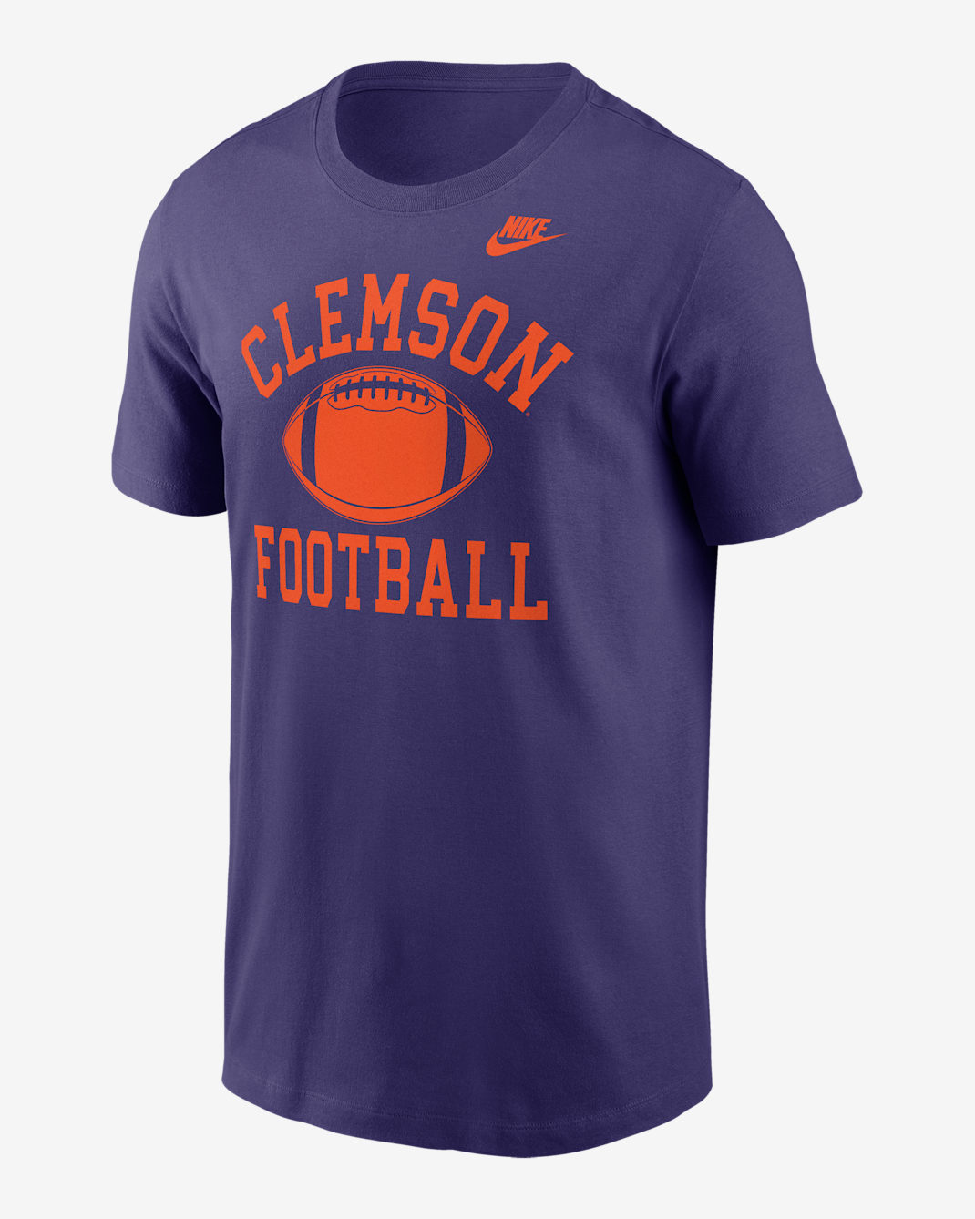 Clemson Legacy Football Icon Men's Nike College T-Shirt - Purple