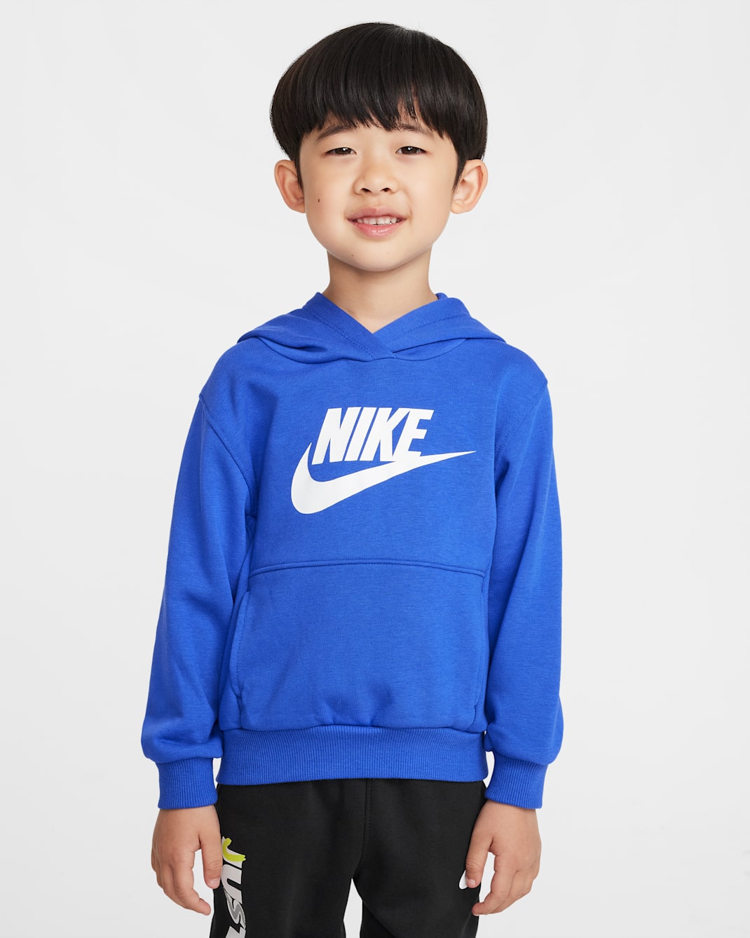 Sudadera con gorro sin cierre infantil Nike Sportswear Club French Terry - Royal juego