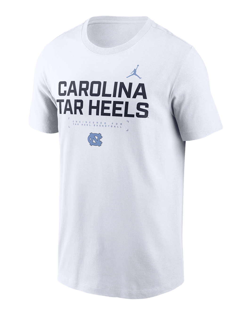 North Carolina Courtside Basketball Men's Jordan Brand Dri-FIT College T-Shirt - White
