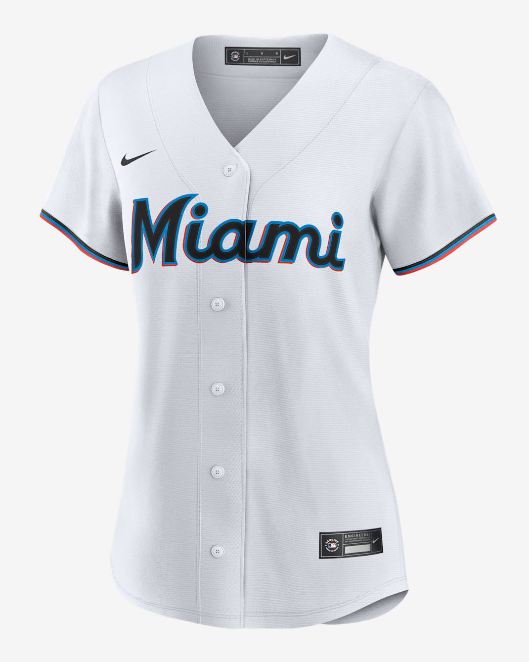 MLB Miami Marlins Women's Replica Baseball Jersey - White