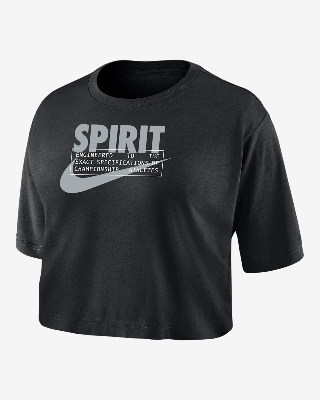 Washington Spirit Women's Nike Dri-FIT Soccer Cropped T-Shirt - Black