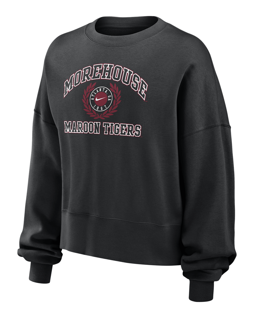 Morehouse Women's Nike College Crew-Neck Sweatshirt - Black