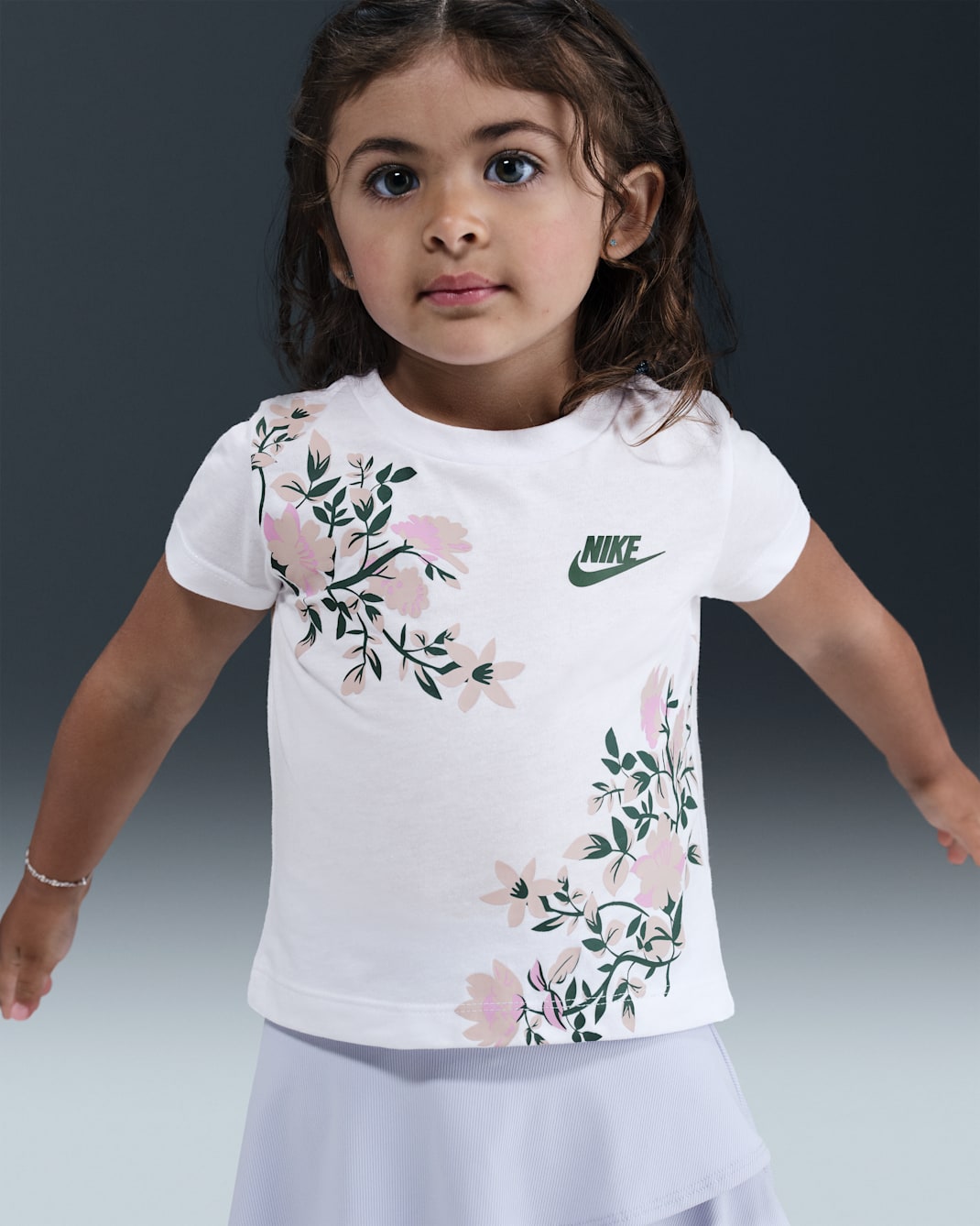 Nike Toddler Printed Club Ringlet T-Shirt - White