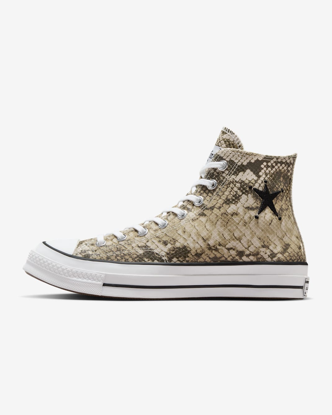 Converse x Stüssy Chuck 70 Snakeskin - Grey/Black/Egret