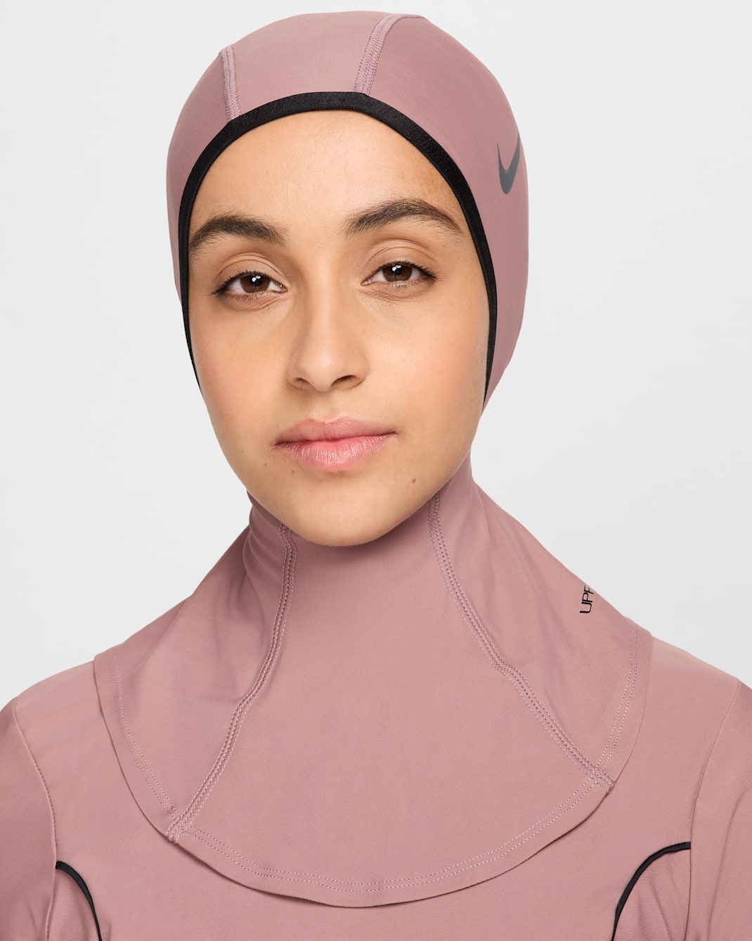 Hijab Nike Swim Victory pour femme - Smokey Mauve/Noir