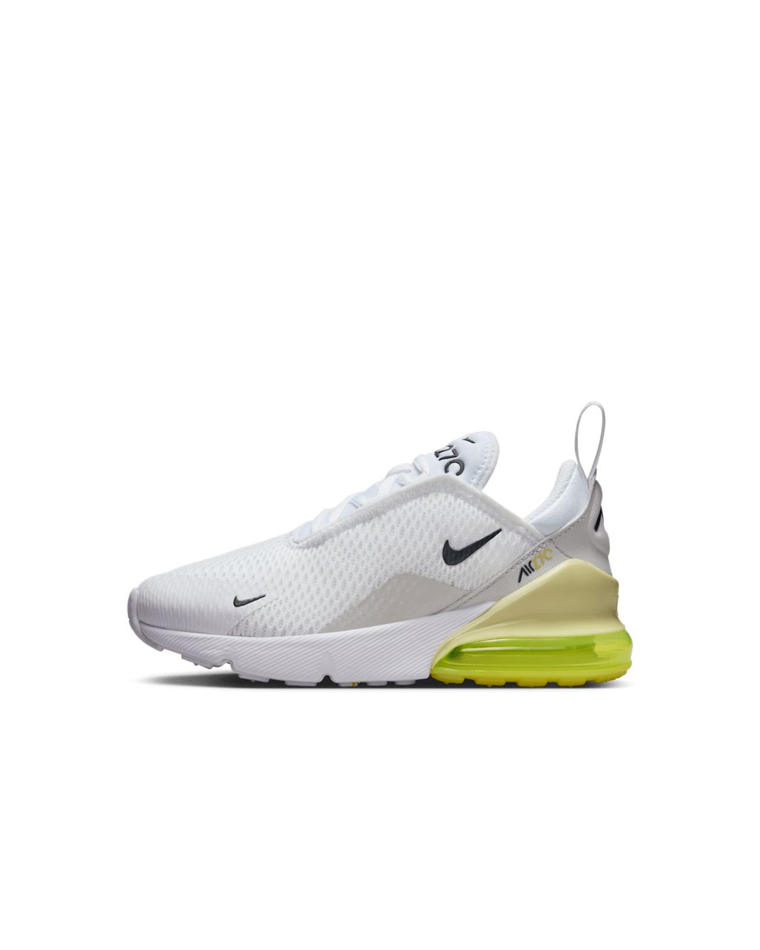 Nike Air Max 270 Little Kids' Shoes - White/Limelight/Vast Grey/Anthracite