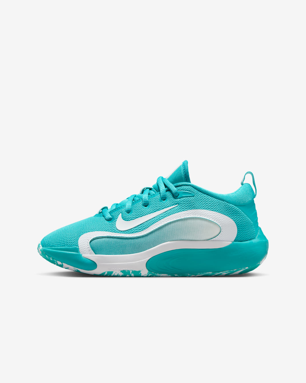 Tenis de básquetbol para niños grandes Nike IsoFly - Cactus empolvado/Blanco