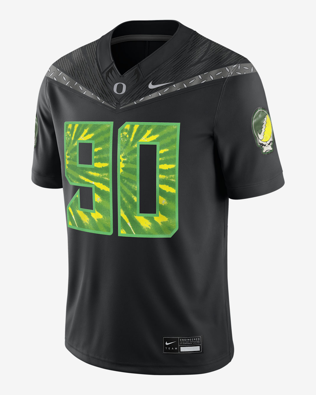 Jersey universitario Nike Dri-FIT Game para hombre Oregon Grateful Ducks - Negro