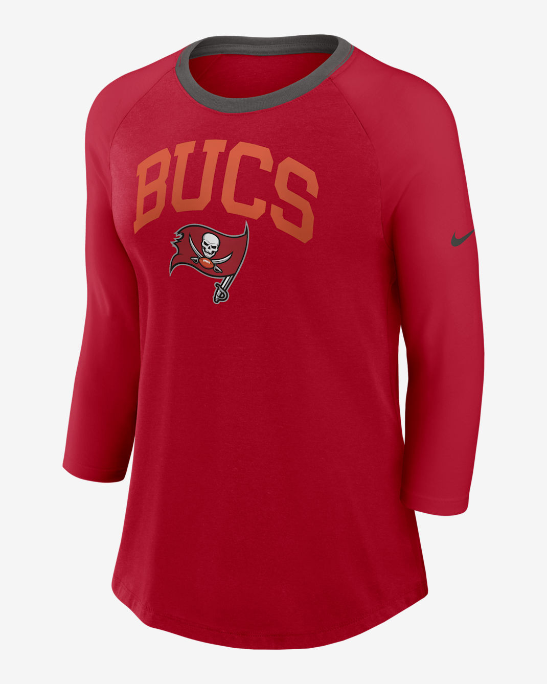 Tampa Bay Buccaneers Women's Nike NFL 3/4-Sleeve T-Shirt - Red