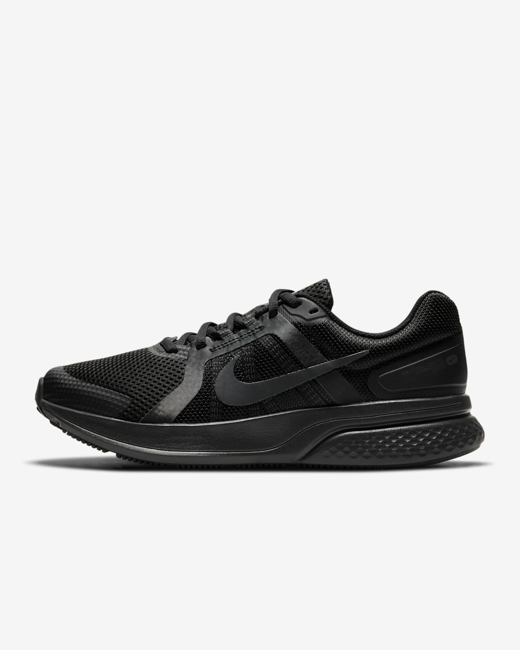 Nike Run Swift 2 Men's Road Running Shoes - Black/Dark Smoke Grey