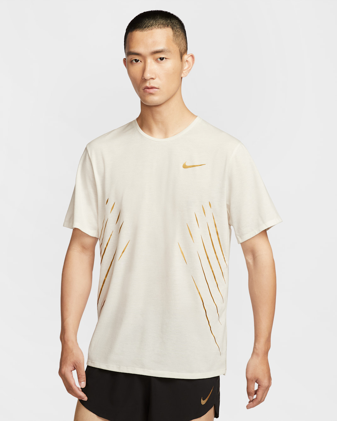 Nike x Jakob Men's Dri-FIT Short-Sleeve Running Top - Sail