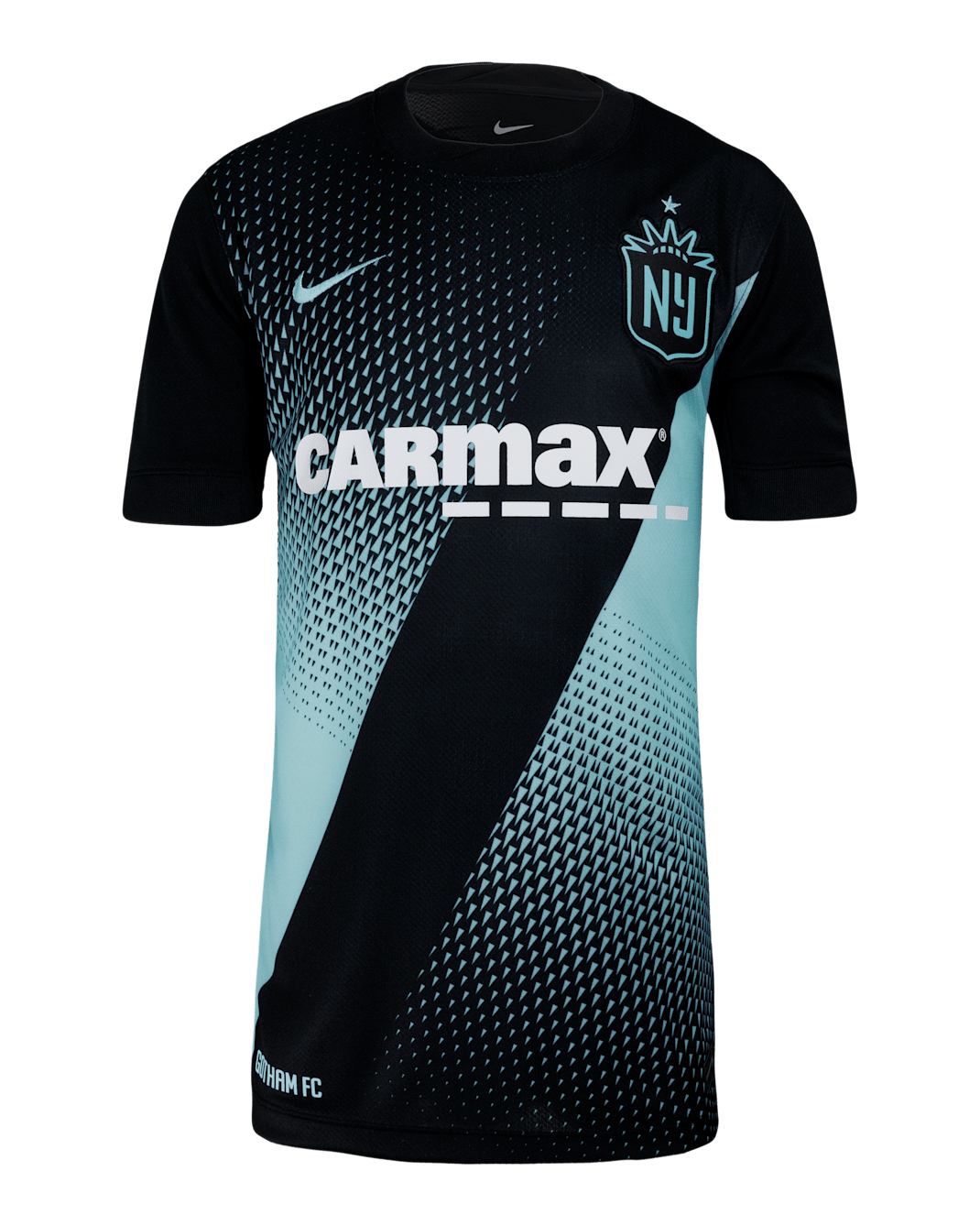 NJ/NY Gotham FC 2025 Stadium Home Big Kids' Nike Dri-FIT NWSL Replica Jersey - Black/Copa