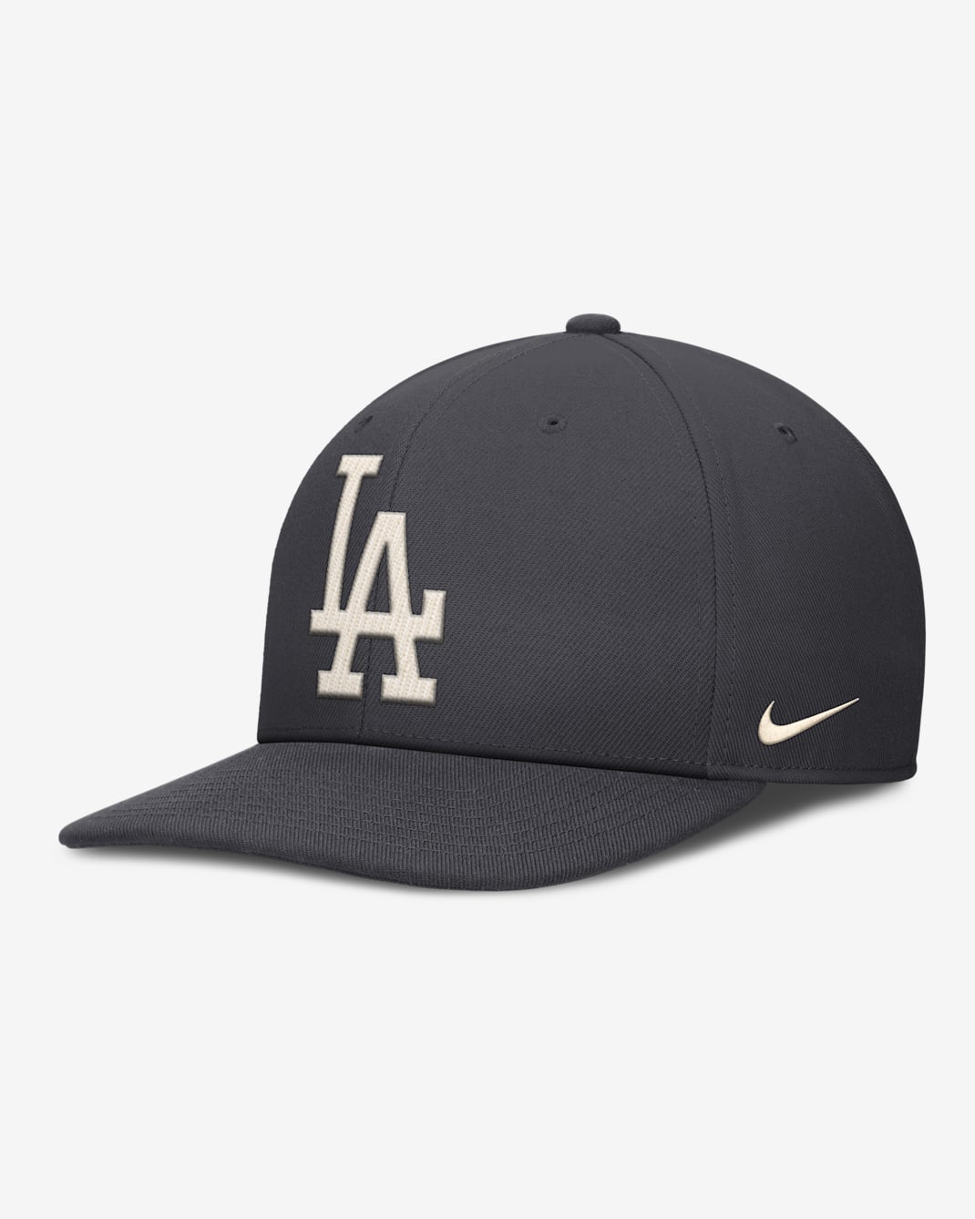 Gorra estructurada de visera cuadrada para hombre Nike Statement Dri-Fit Pro de Los Angeles Dodgers - Antracita