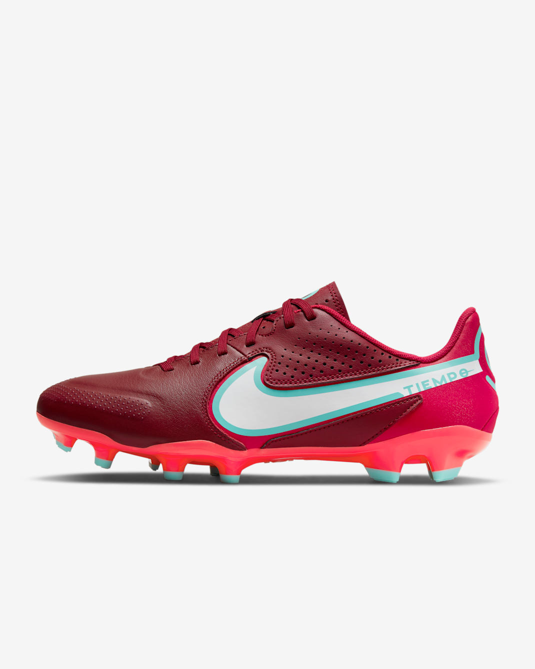 Nike Tiempo Legend 9 Academy MG Multi-Ground Football Boot - Team Red/Mystic Hibiscus/Bright Crimson/White