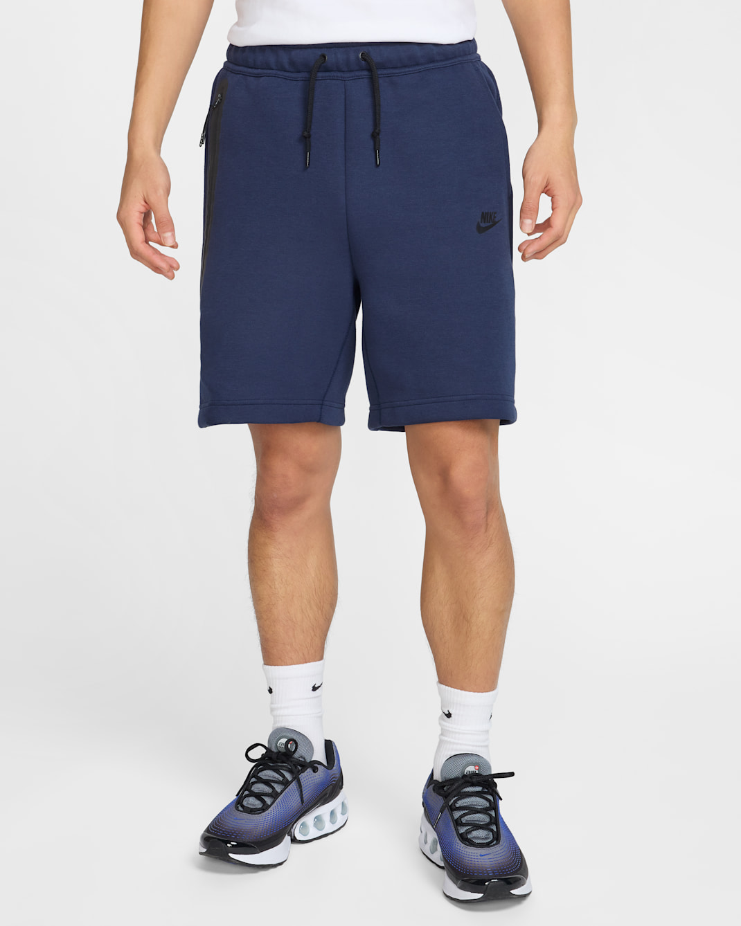 Pánské kraťasy Nike Sportswear Tech Fleece - Obsidian/Černá