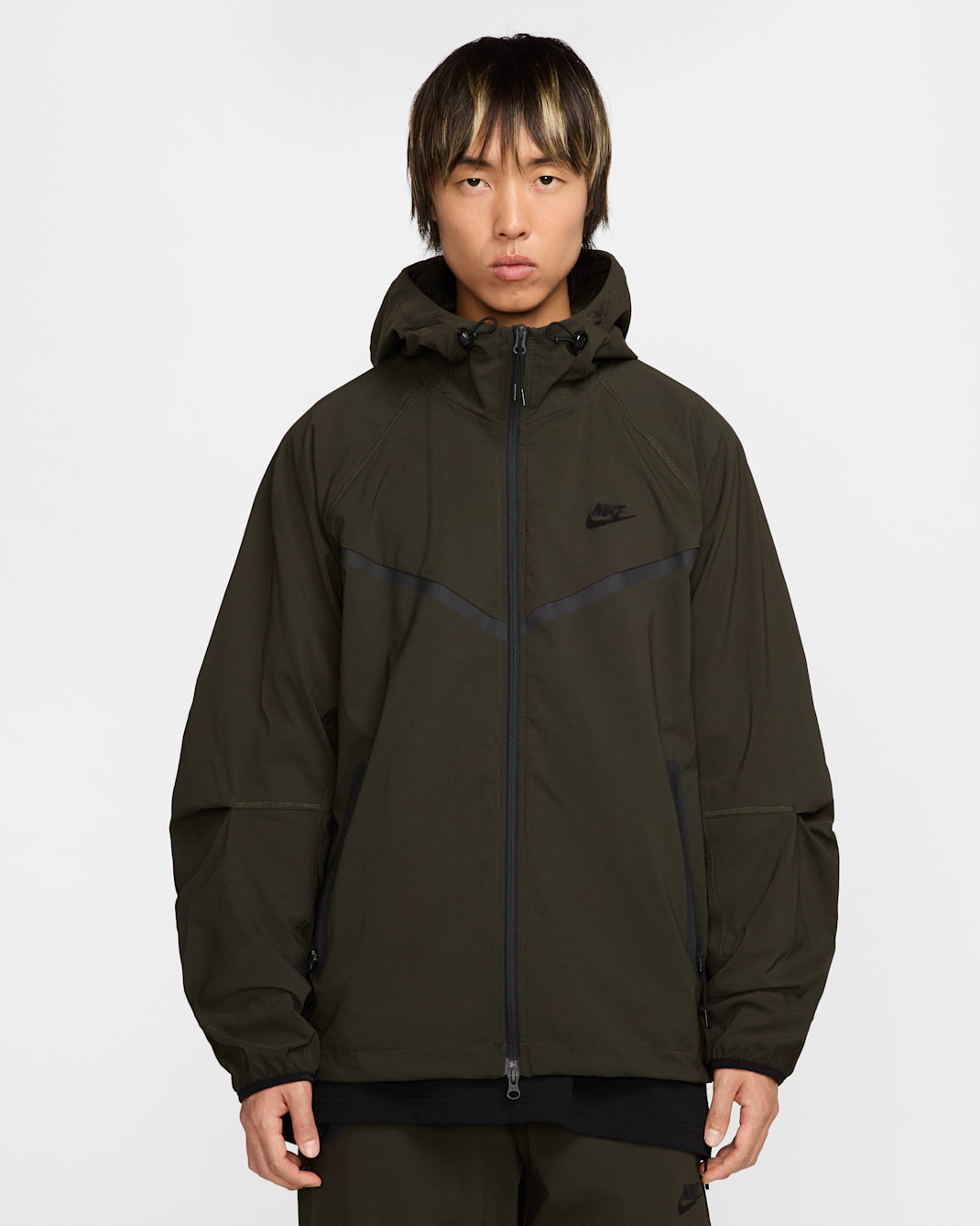 Nike Tech Men's Woven Jacket - Sequoia/Sequoia/Black