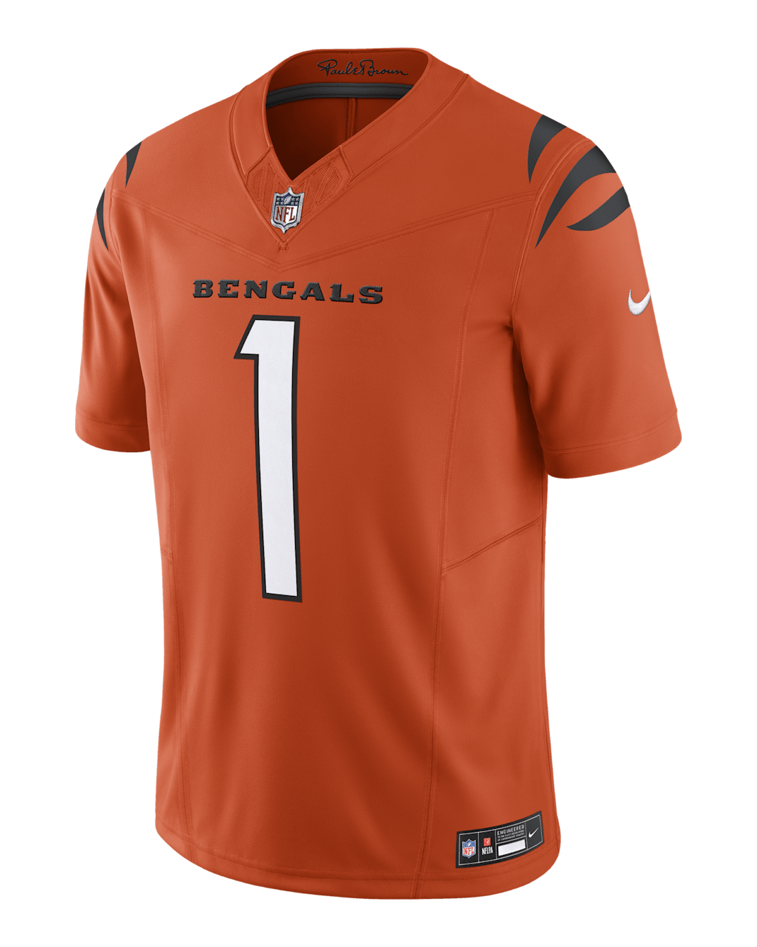 Jersey de fútbol americano Nike Dri-FIT de la NFL Limited para hombre Ja'Marr Chase Cincinnati Bengals - Naranja