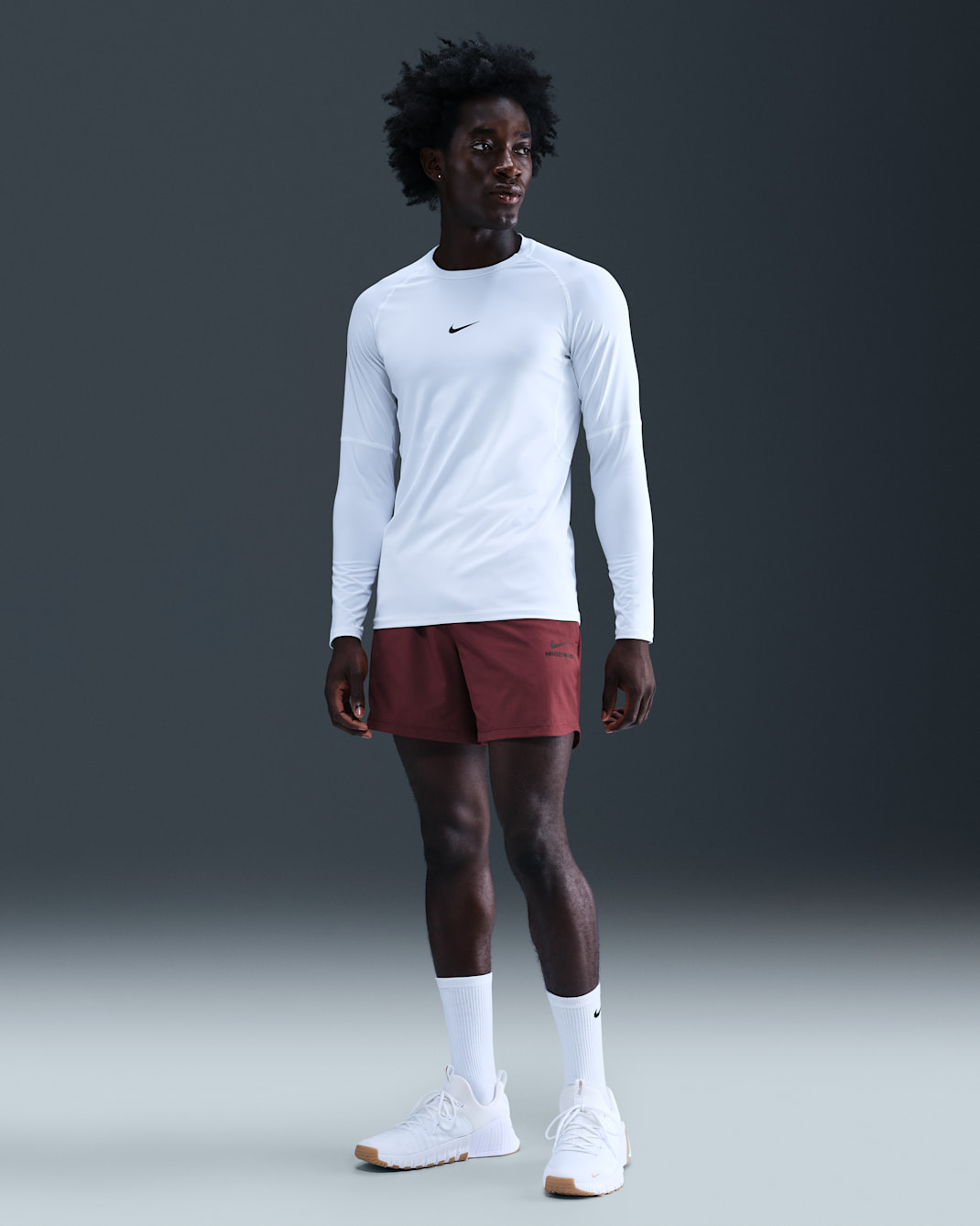 Nike Pro Training Men's Dri-FIT 15cm (approx.) Shorts - Dark Team Red/Black