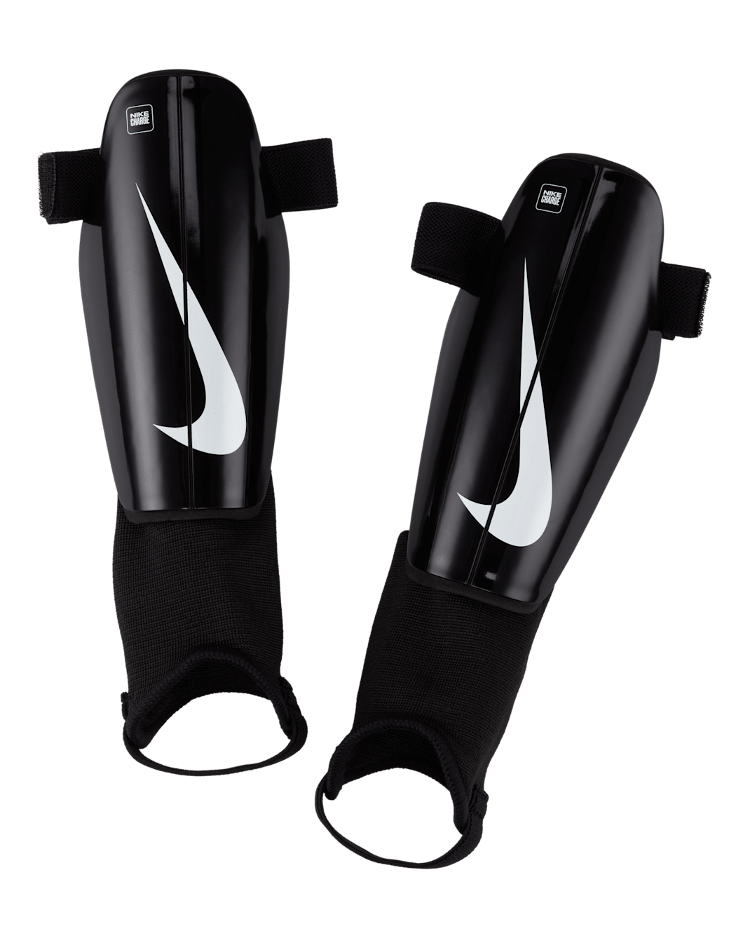 Nike Charge Kids' Football Shinguards - Black/Black/White