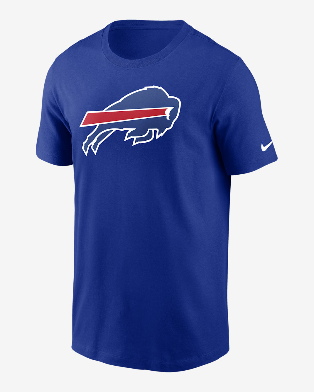 Playera para hombre Nike Logo Essential (NFL Buffalo Bills) - Azul eléctrico