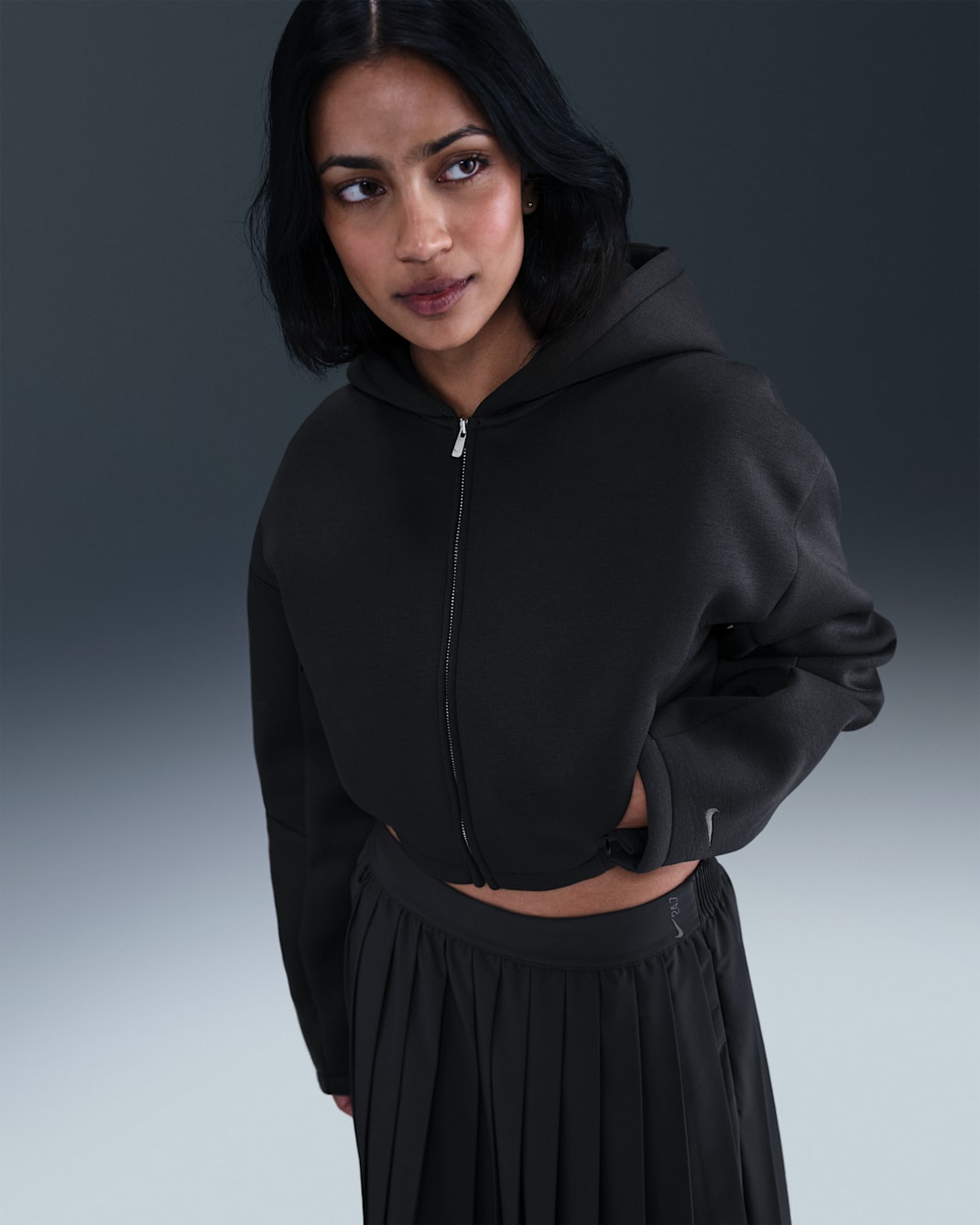 Nike Sportswear Women's Full-Zip Jacket - Black/Anthracite