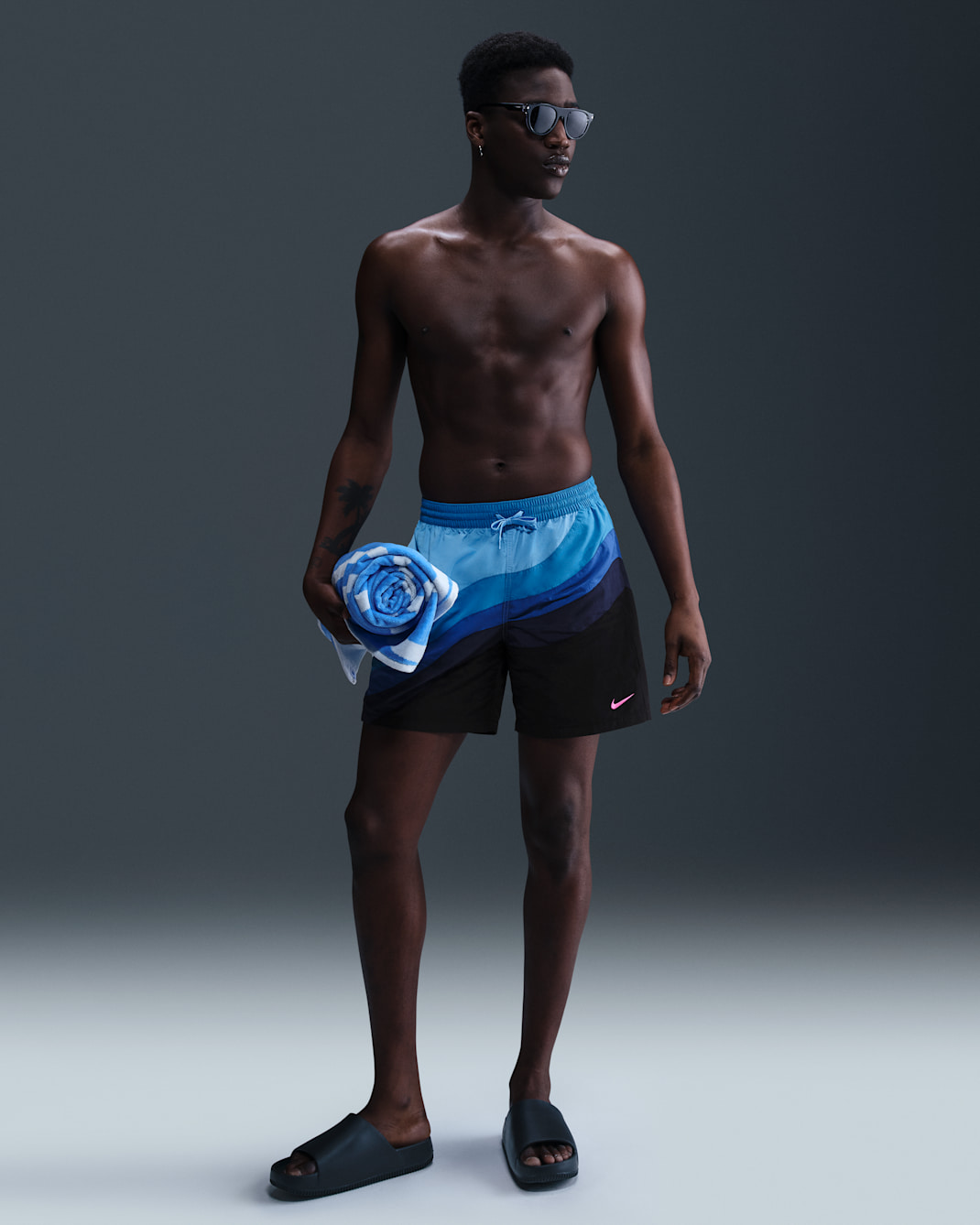 Nike Swim Men's 7" Fully Lined Volley Shorts - Game Royal