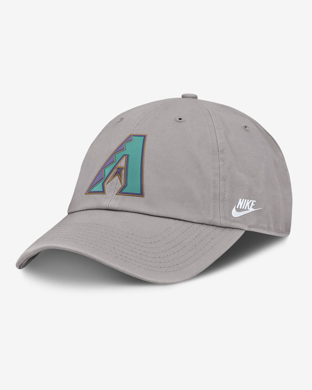 Arizona Diamondbacks Cooperstown Club Men’s Nike MLB Adjustable Hat - Pewter