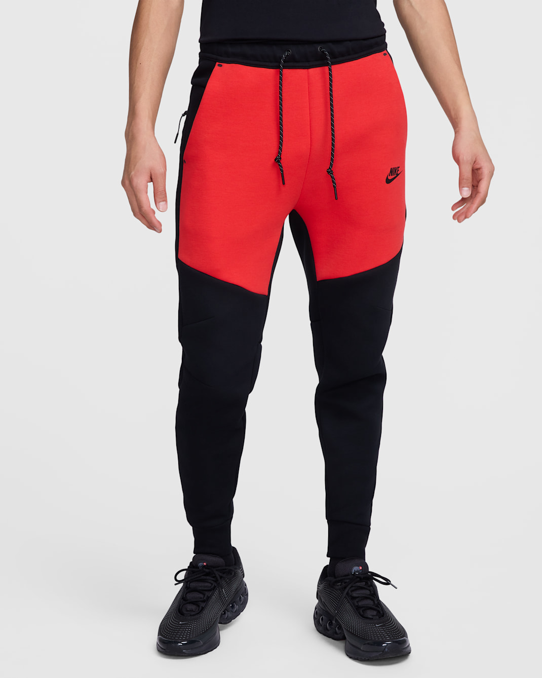 Nike Tech Men's Fleece Joggers - Light Crimson/Black/Black