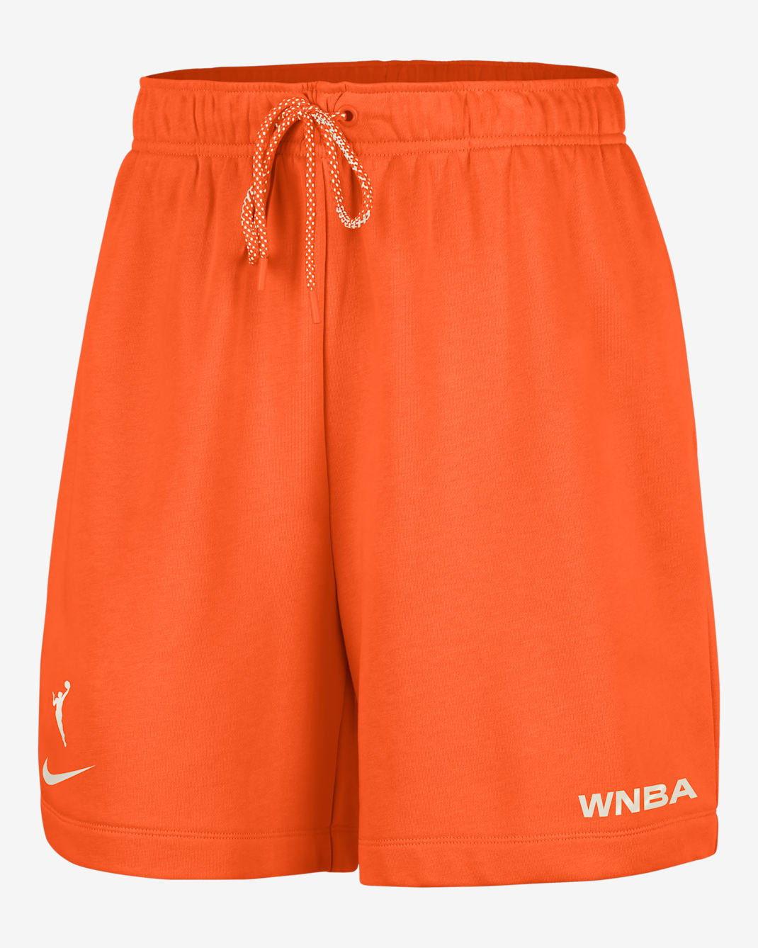 Team 13 Women's Nike WNBA 6" Fleece Shorts - Brilliant Orange/Phantom