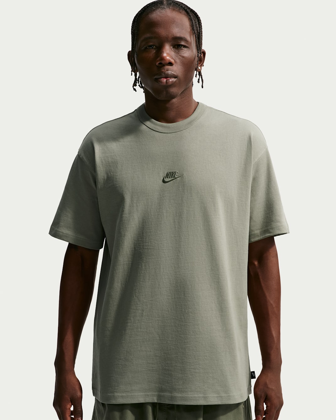 Nike Sportswear Premium Essentials T-skjorte til herre - Silver Sage