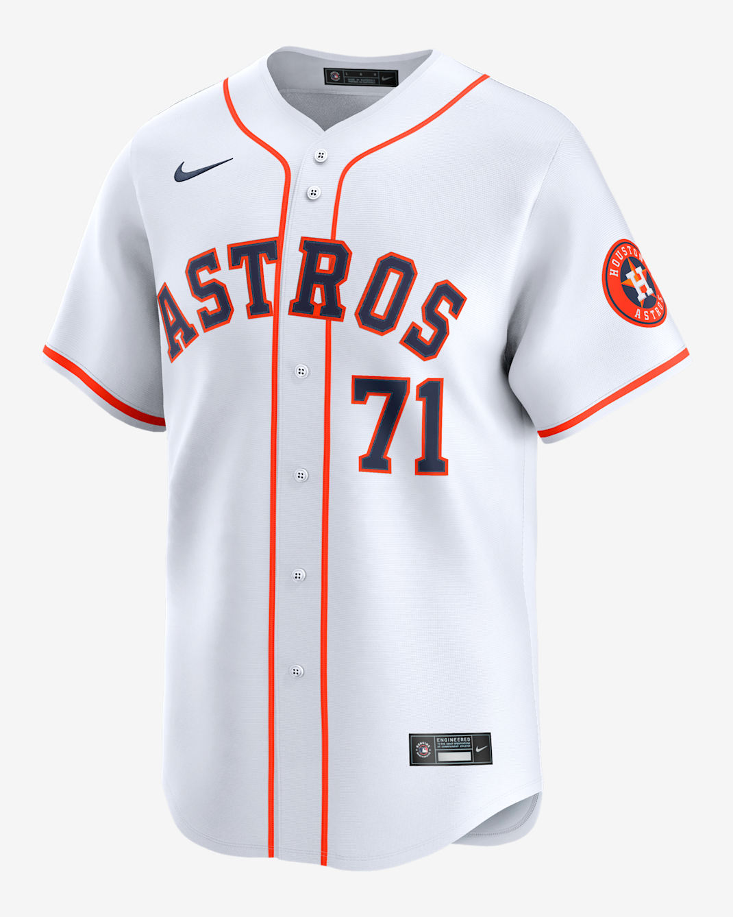 Jersey Nike Dri-FIT ADV de la MLB Limited para hombre Josh Hader Houston Astros - Blanco