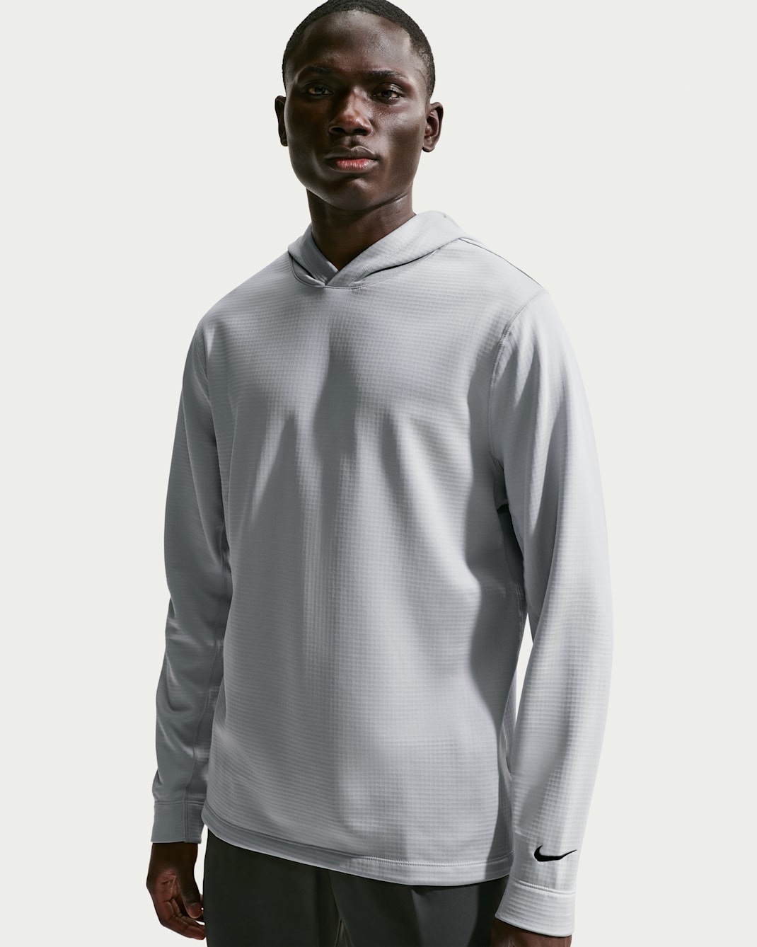 Nike Velocity Men's Therma-FIT Golf Hoodie - Wolf Grey/Black