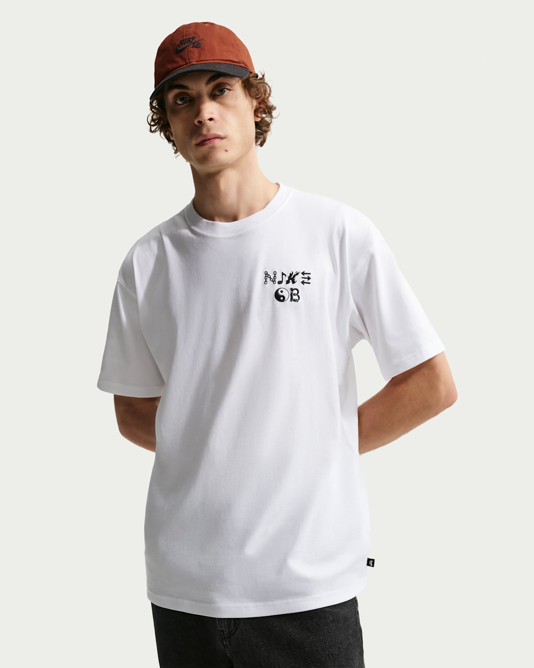 Nike SB skateshirt - Wit
