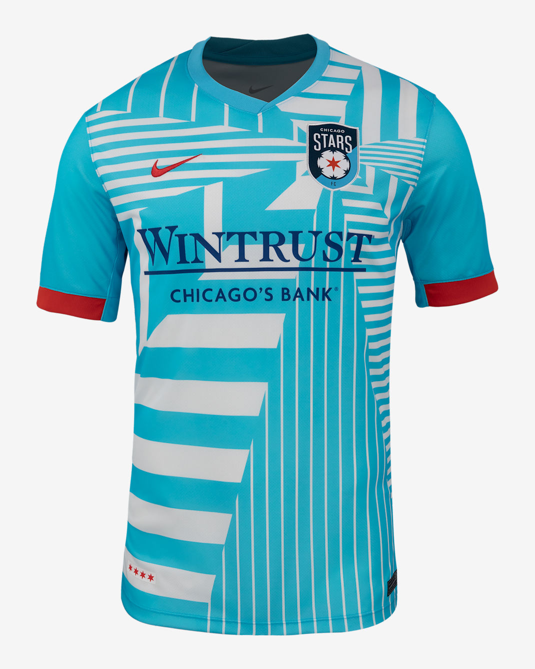 Chicago Stars FC 2025 Stadium Home Men's Nike Dri-FIT NWSL Replica Jersey - Baltic Blue/White