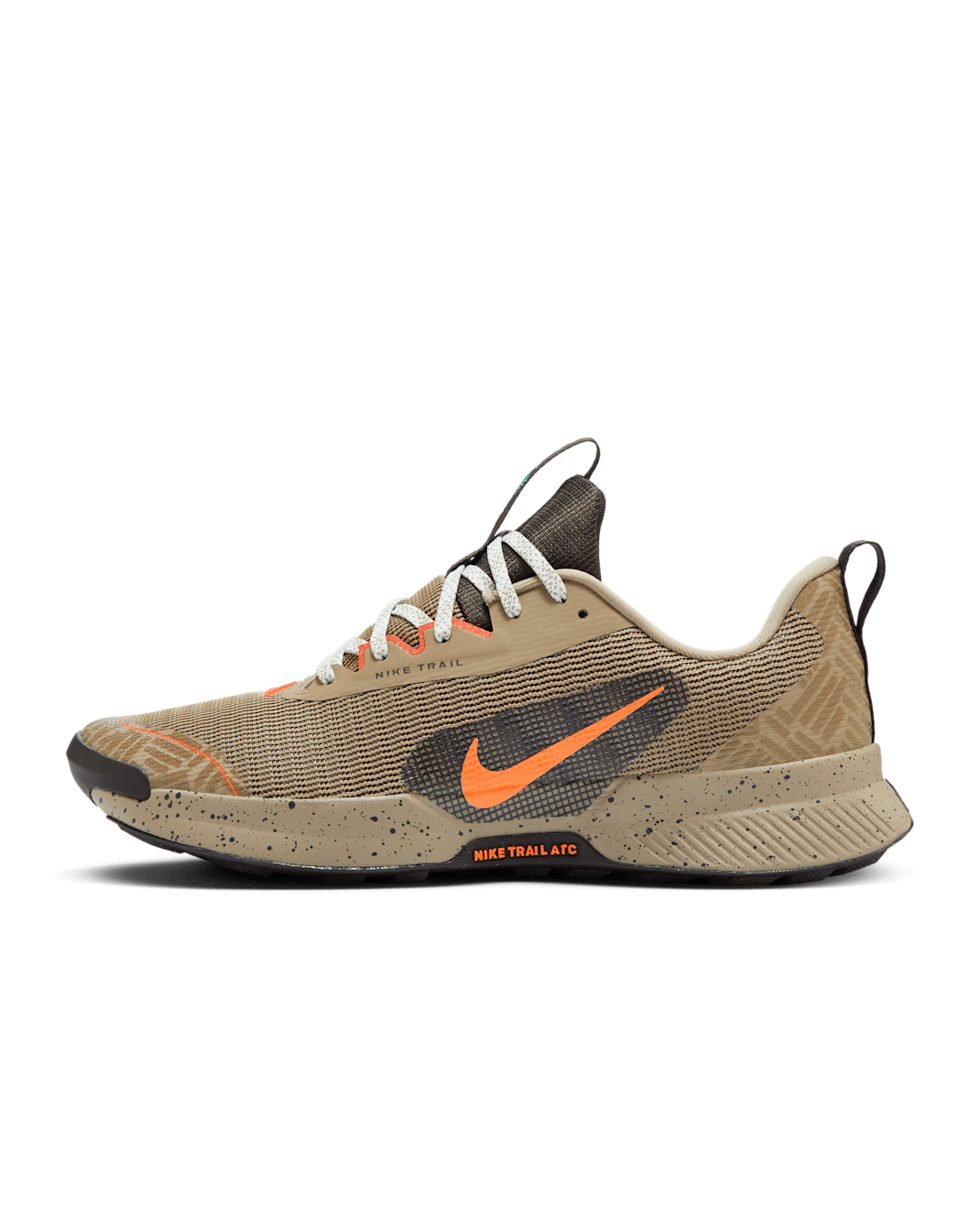 Nike Juniper Trail 3 Men's Trail-Running Shoes - Khaki/Velvet Brown/Vintage Coral/Hyper Crimson