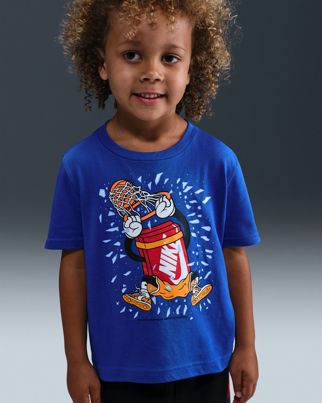 Playera Boxy Dunk infantil Nike - Royal juego