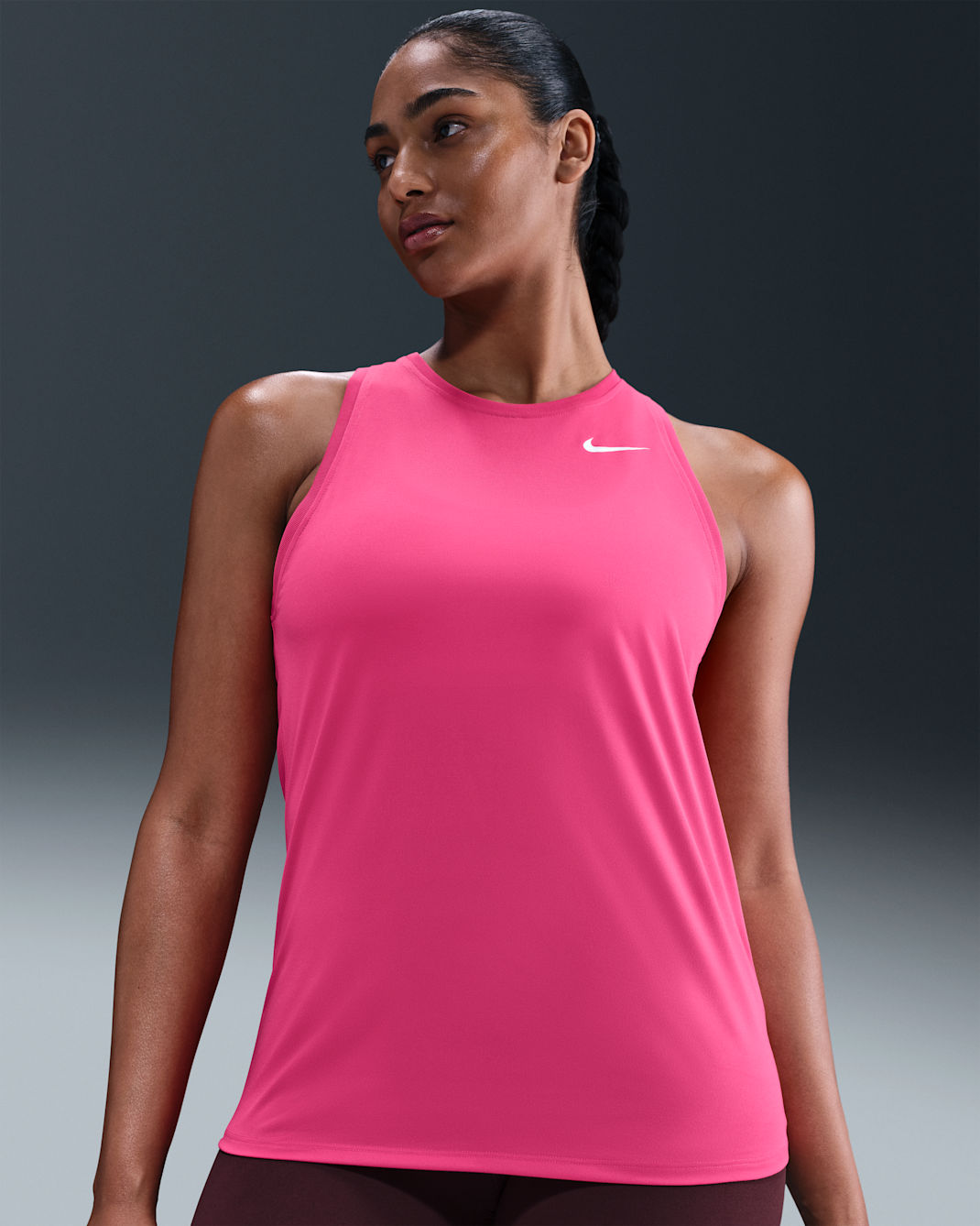 Nike Dri-FIT Women's Training Tank - Rush Pink/White