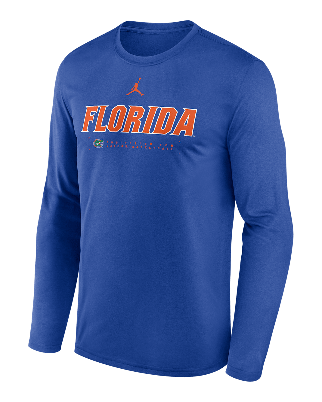 Florida Courtside Basketball Shootaround Legend Men's Jordan Brand Dri-FIT College Long-Sleeve T-Shirt - Royal