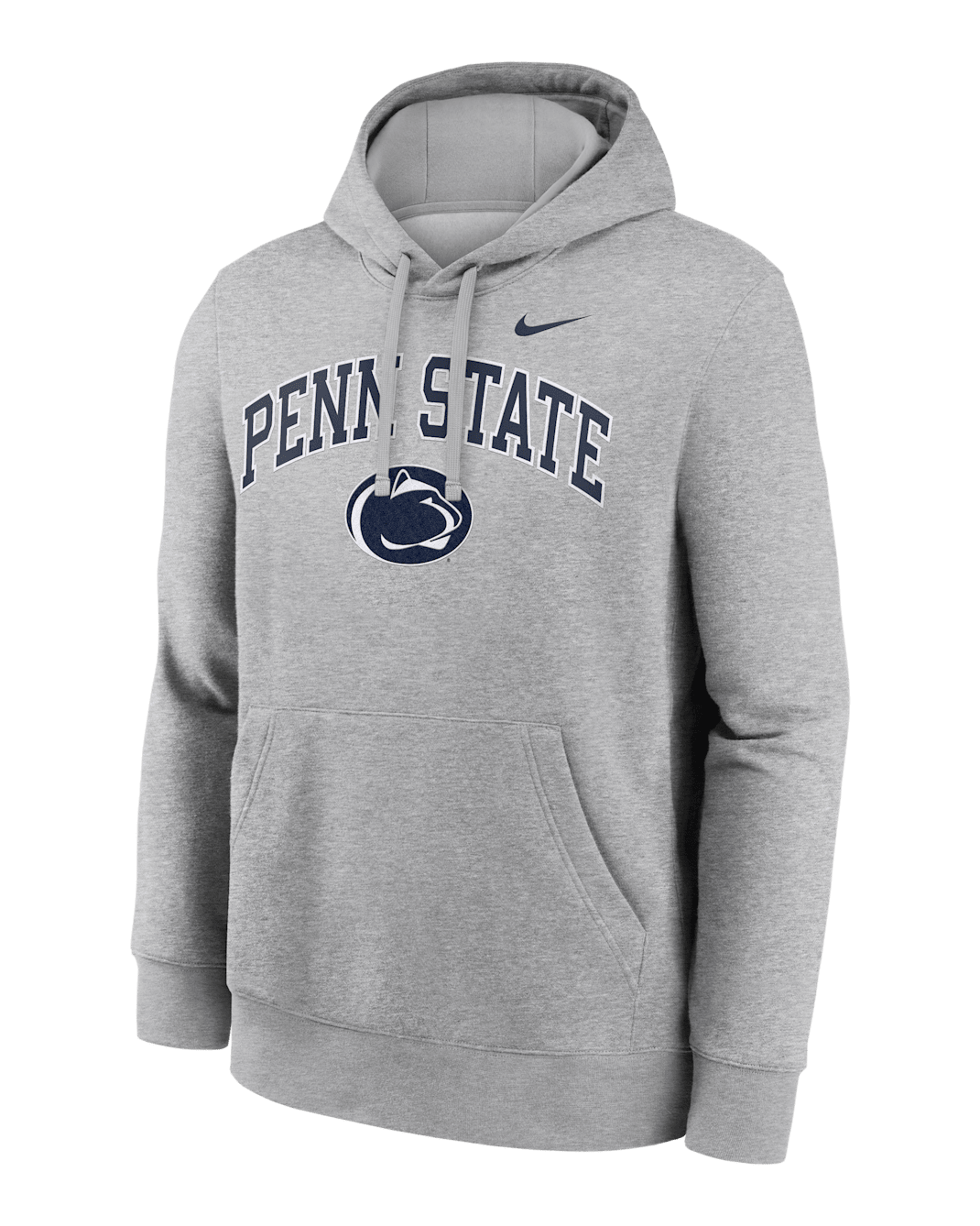 Penn State Arch Men's Nike College Pullover Hoodie - Grey