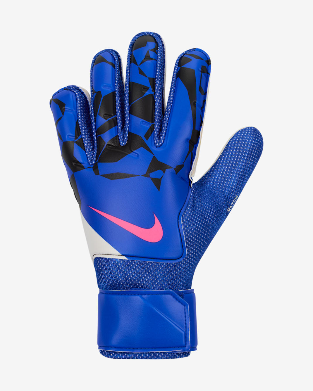 Nike Match Goalkeeper Football Gloves - Racer Blue/Black/Pink Blast